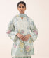 Women's Unstitched Lawn Printed Blue 3 Piece Suit